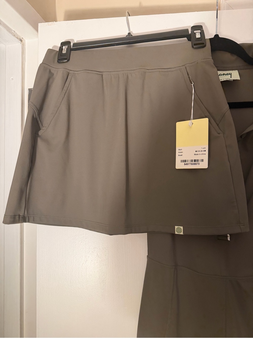 Women’s Active Skort in Olive Green - Performance Stretch with jumpsuit golf wea